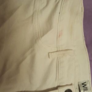 Wild fox white ripped jeans